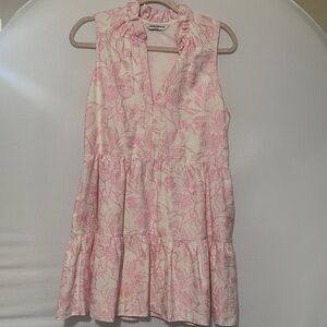 Amanda Uprichard Pink Textured Dress